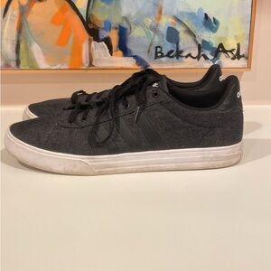 Adidas Charcoal and White Casual Sneakers